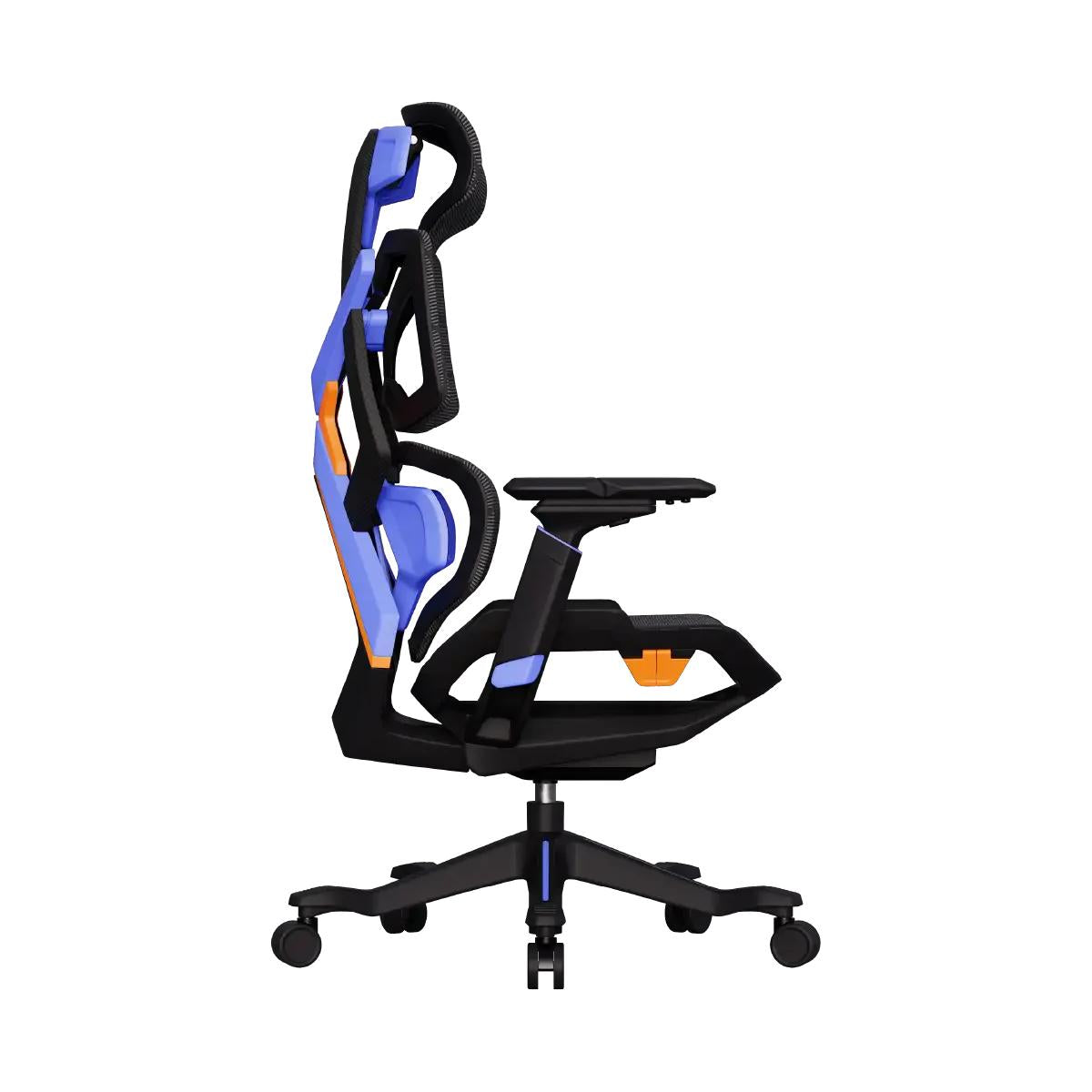 Cadeira Gamer Profissional Elements Vector com Apoio de Cabeça 2D e Revestimento em Mesh - ELEM-72121