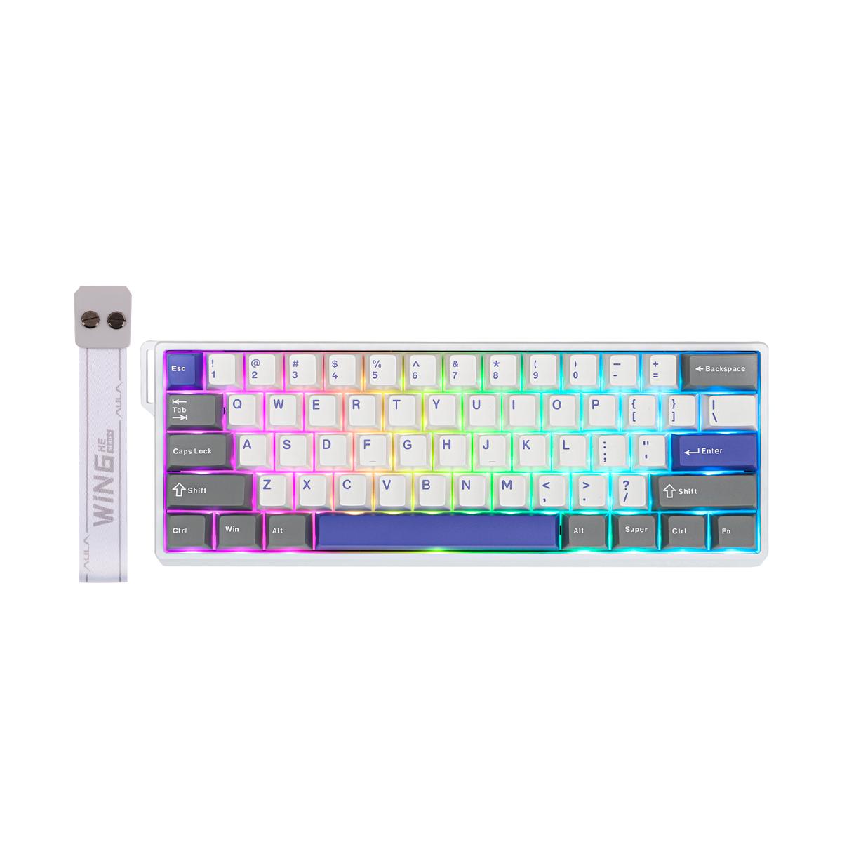 Teclado Gamer AULA WIN60 HE MAX 60% Rapid Trigger Polling Rate 8000Hz