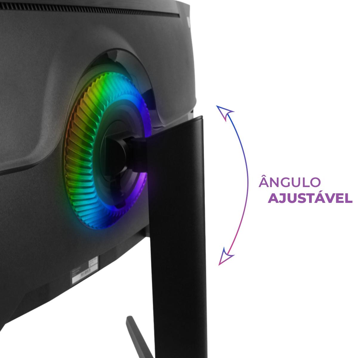 Monitor Gamer Curvo 49'' Aitek UltraWide 165Hz 1ms LED 5120x1440 HDMI - DELTA-M4922AUCPRO