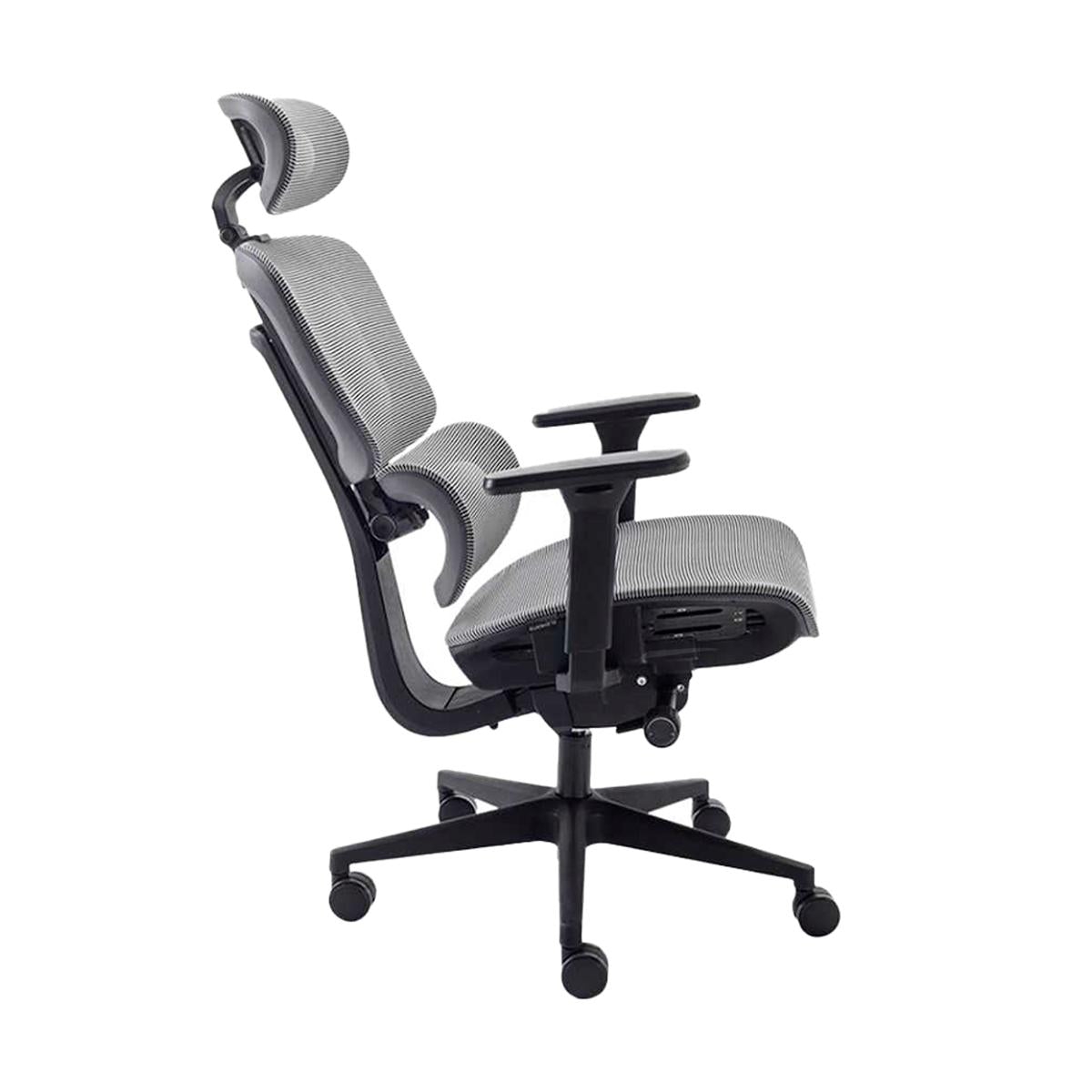 Cadeira de Escritório Ergonômica Elements Sophy Grafite Mesh Reclínio 150°Conforto Máximo - ELEM-70061