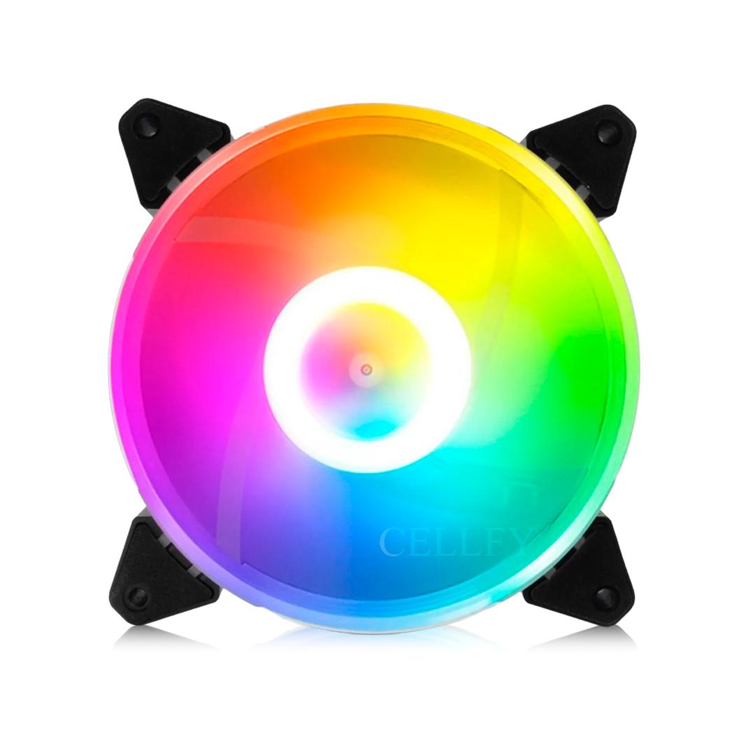 Cooler Fan Rgb 120mm Pc Gamer Fan Gabinete KP-VR306