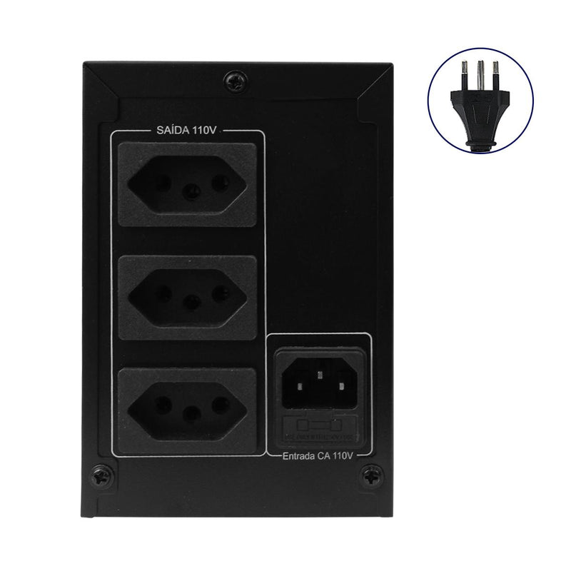 Nobreak Oberon 600VA 360W 110V com Bateria Interna Inclusa para Computador Roteador e Home Office - OR-NL580