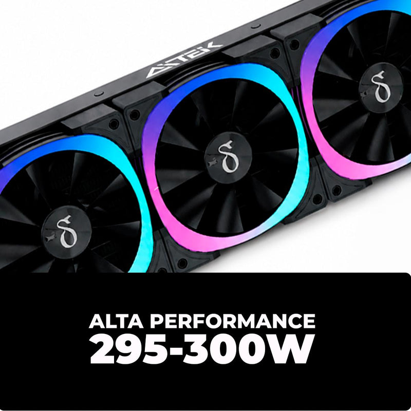 Water Cooler Lcd Rgb 360mm Silencioso Alta Performance 300W