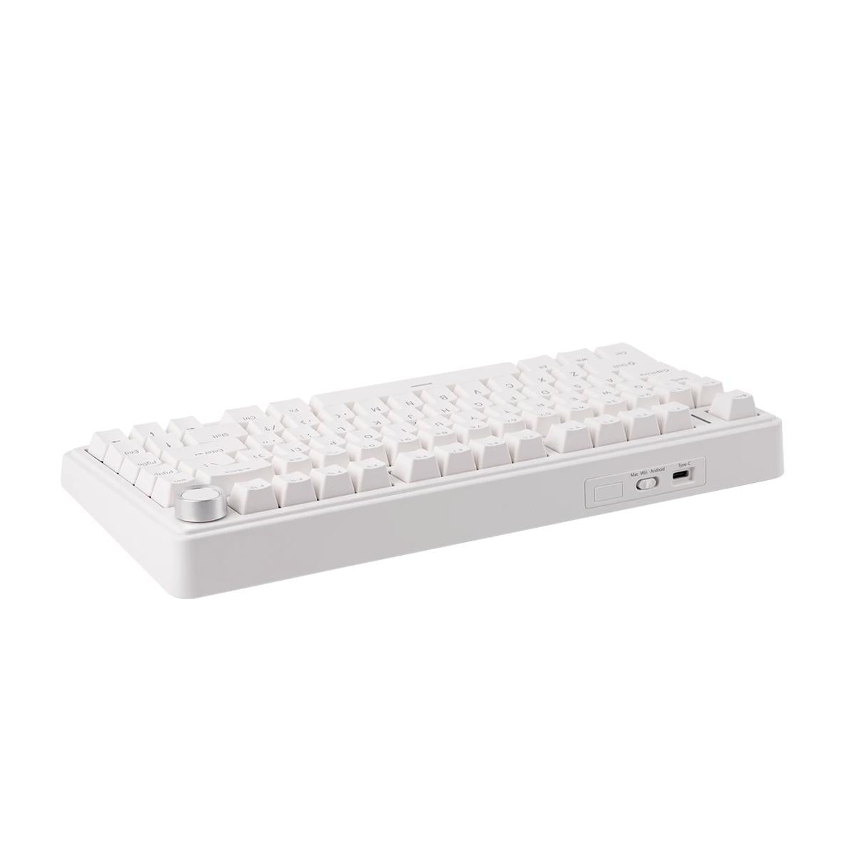 Teclado Mecânico Epomaker Aula F75 RGB Switches Red Hot Swap
