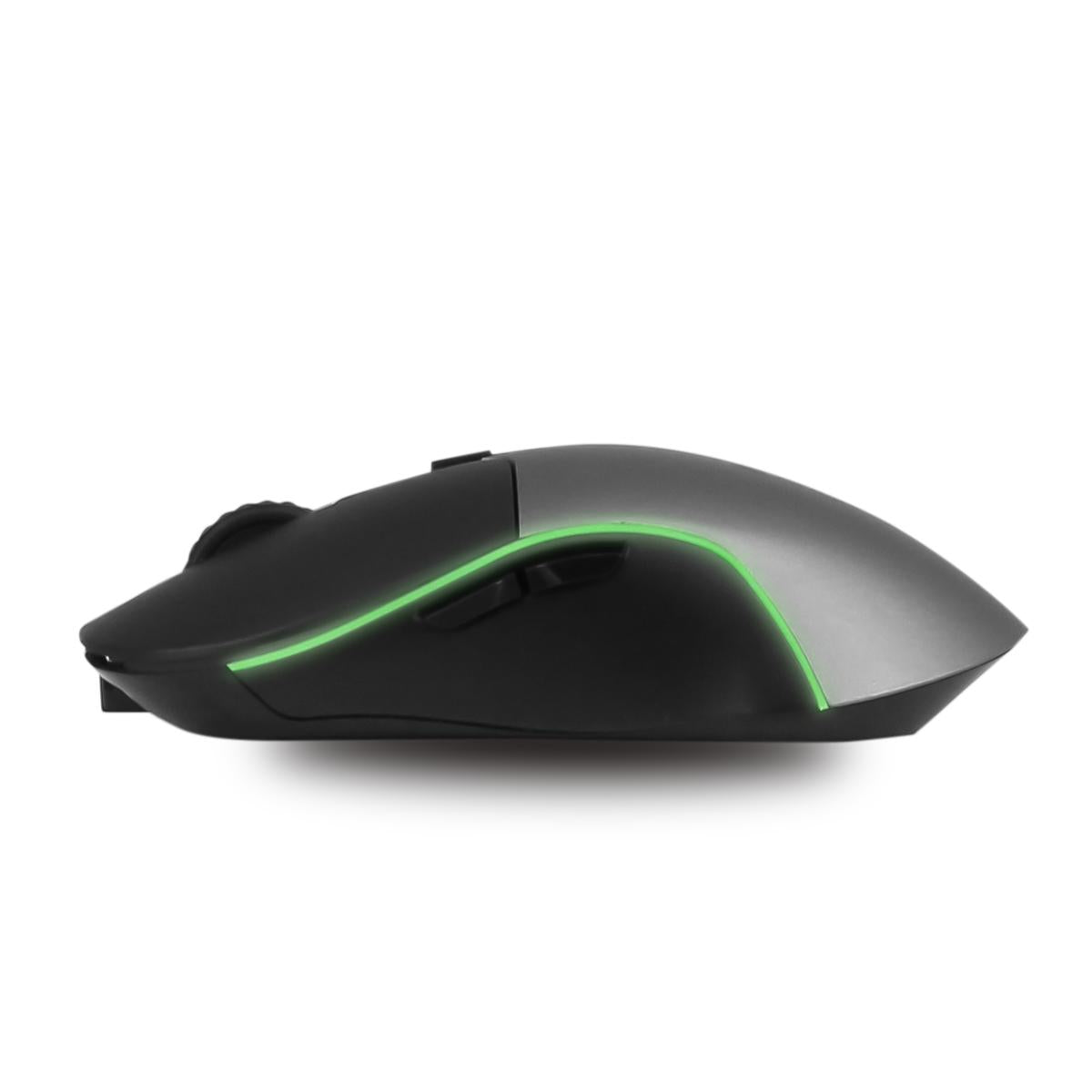 Mouse Gamer Anúbis Wireless Sem Fio Bluetooth Oberon RGB 1600 DPI Recarregável - KP-MU018