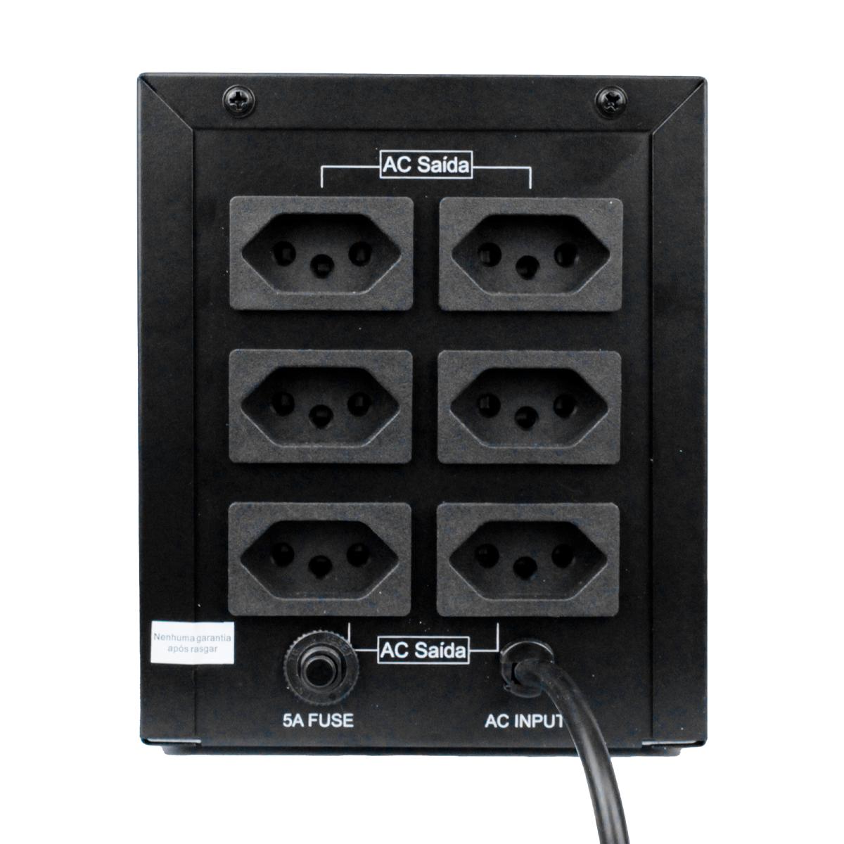 Nobreak UPS 2000VA/1200W 110V Proteção Robusta para Múltiplos Equipamentos - OR-NL586