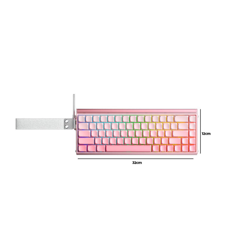 Teclado Gaming Hero68 HE RGB Curso Total de 3,4mm Ajustável
