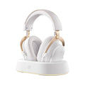 Headset Gamer MCHOSE V9 Turbo Branco Gold 200h Bateria Base Magnética RGB Wireless
