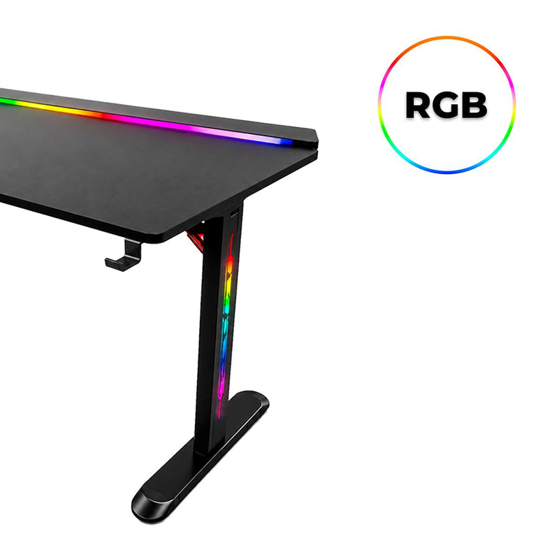 Escrivaninha Gamer Para Monitor, Teclado e PC de Mesa Aitek M1401T RGB