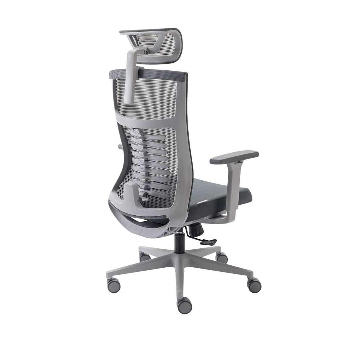 Cadeira Ergonômica Elements Vertta Cinza para Home Office e Estudo Ajuste de Altura e Lombar Estrutura Reforçada - ELEM-70053