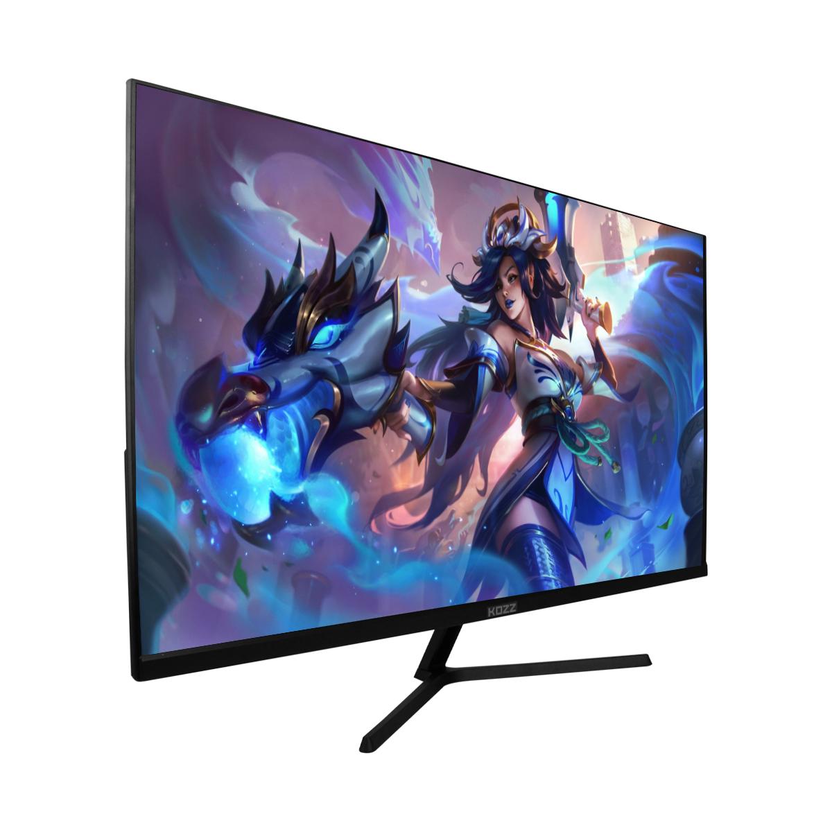 Monitor Gamer 24’’ FHD Curvo R1500 5ms 75Hz Kozz Redução Luz Azul - KZ-M2405C