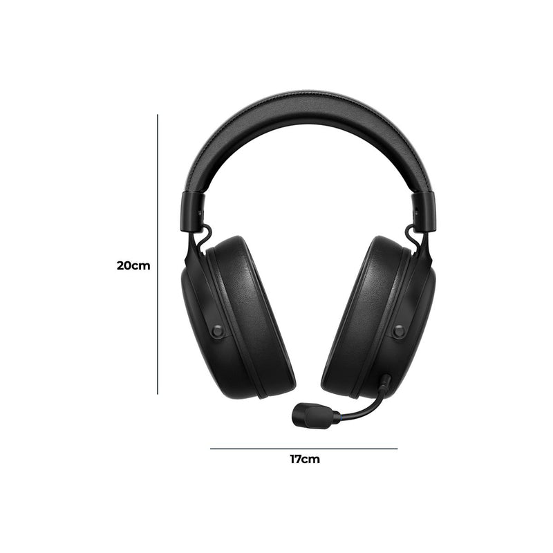 Headset Gamer MCHOSE V9 Turbo 2.4GHz Bluetooth com Autonomia de 200 Horas e Base de Carregamento Magnética