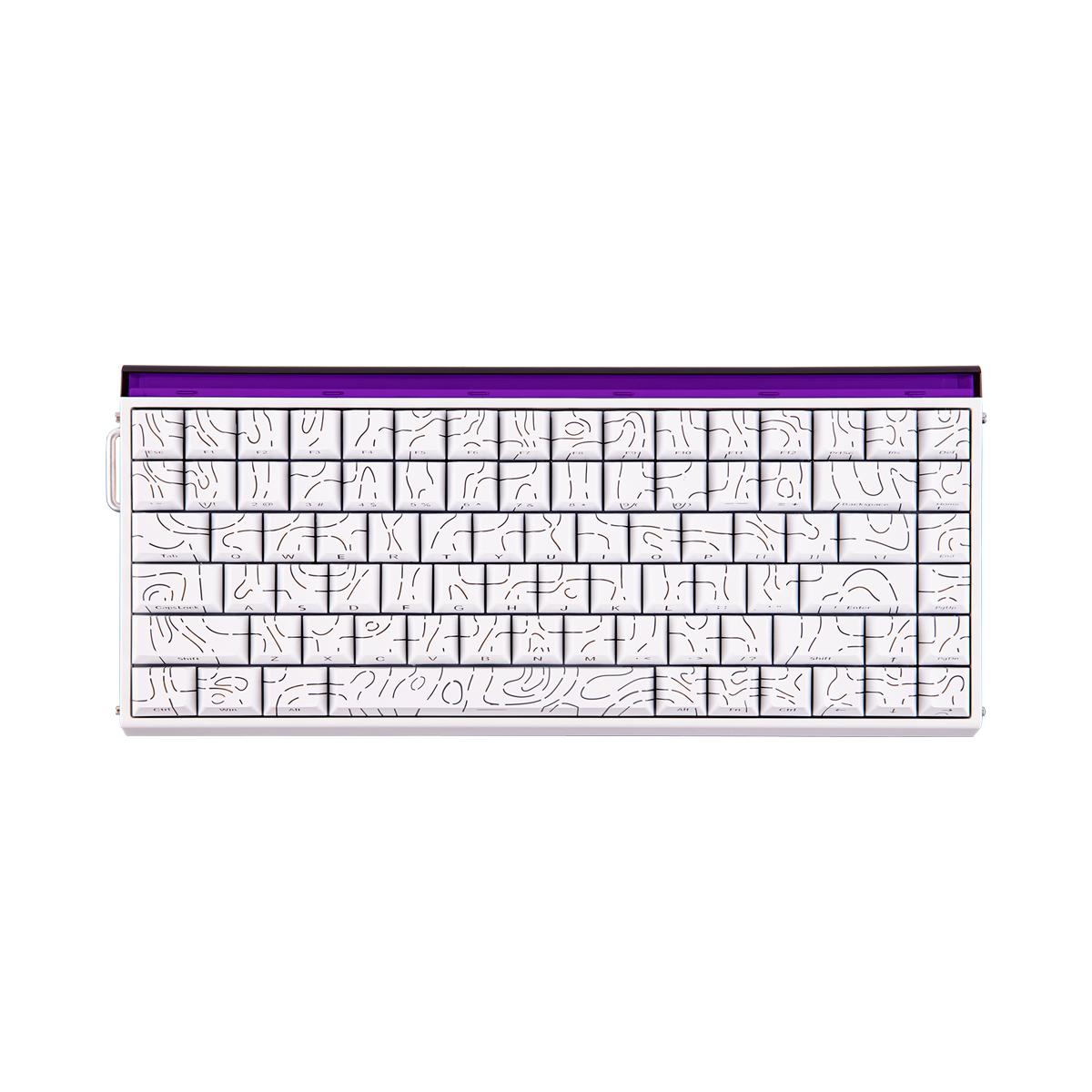 Teclado Mecânico AULA Hero 84 HE 75% RGB Isolamento Acústico