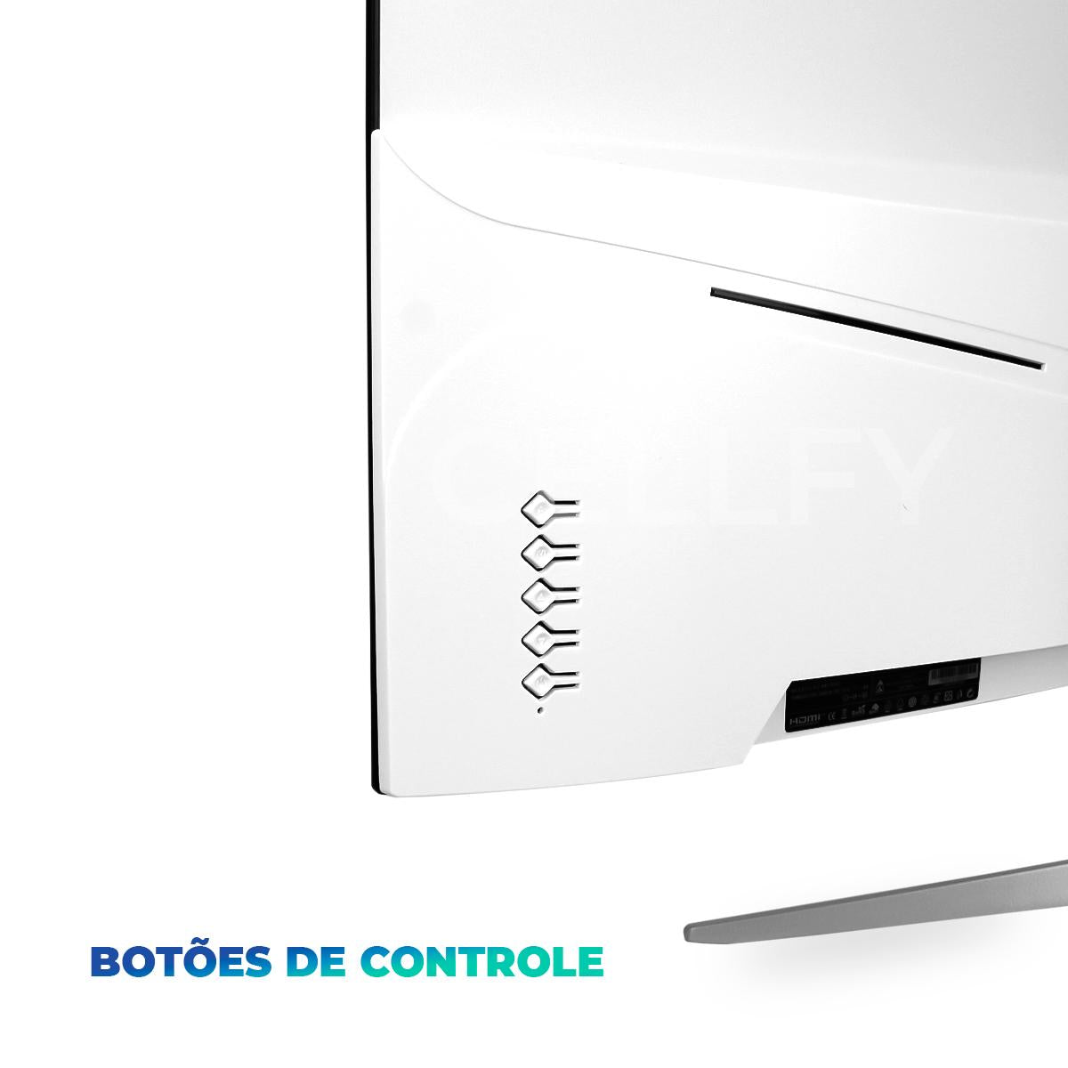 Monitor Curvo Led 27” IPS Borda Fina Full HD Gamer Ajustável Visão Ampla - KZ-M2705C