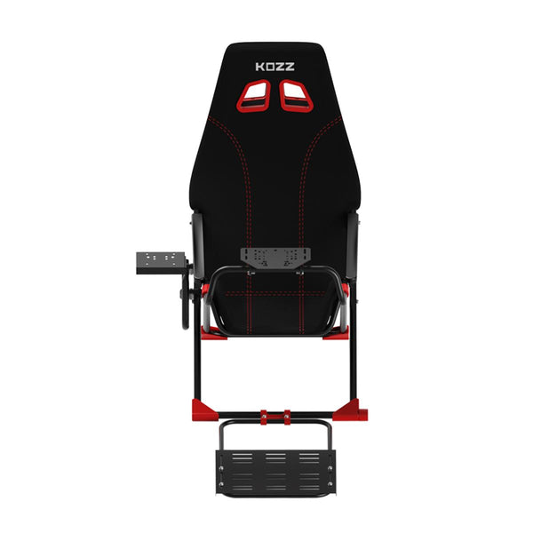 Cockpit Gamer Dobrável Kozz com Assento Ergonômico Estrutura Metálica Reforçada para Simulador Racing - KZ-CP01
