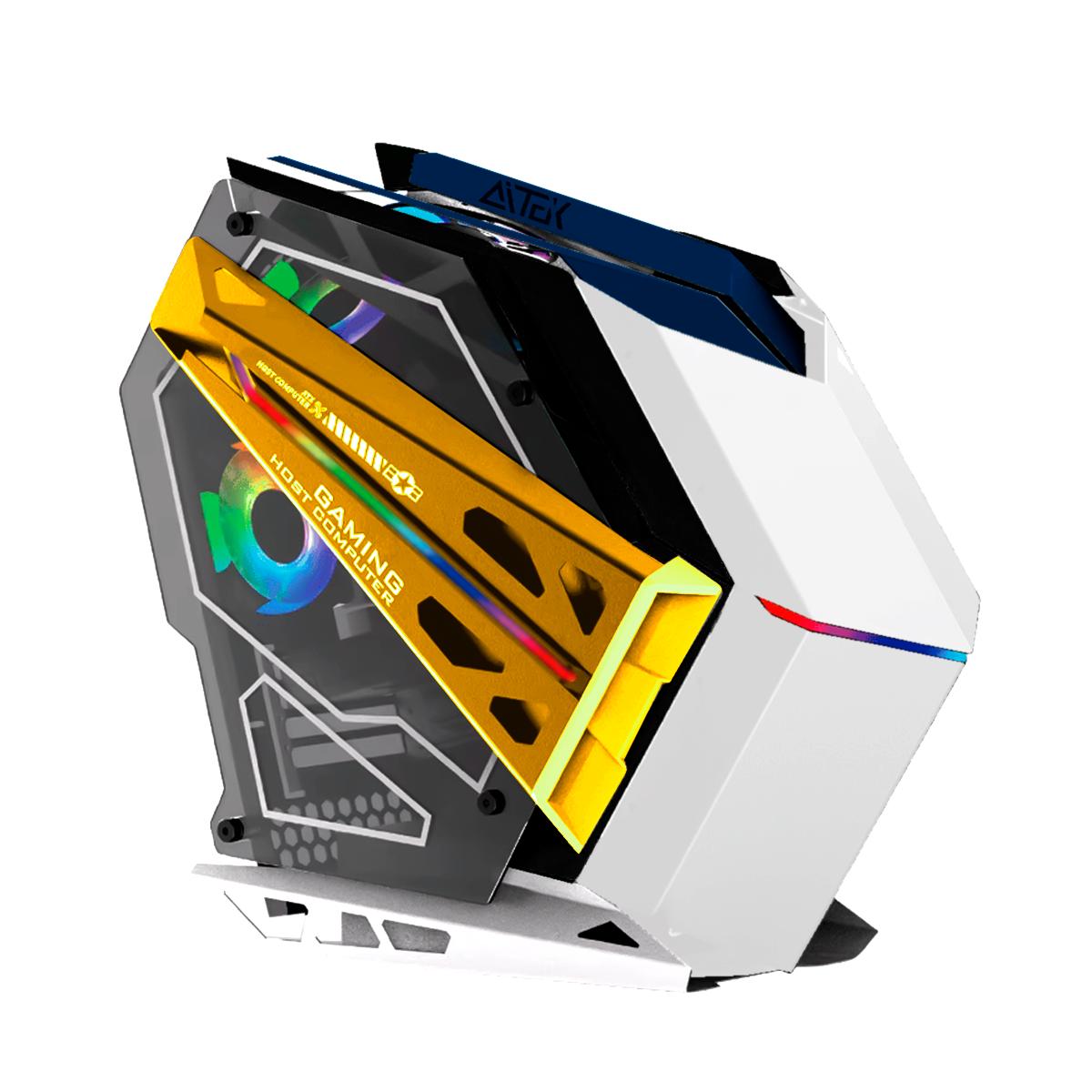 Gabinete Gamer Aitek Phantom Suporte Water Cooler 240mm USB 3.0 - DELTA-PHANTOM-GMB