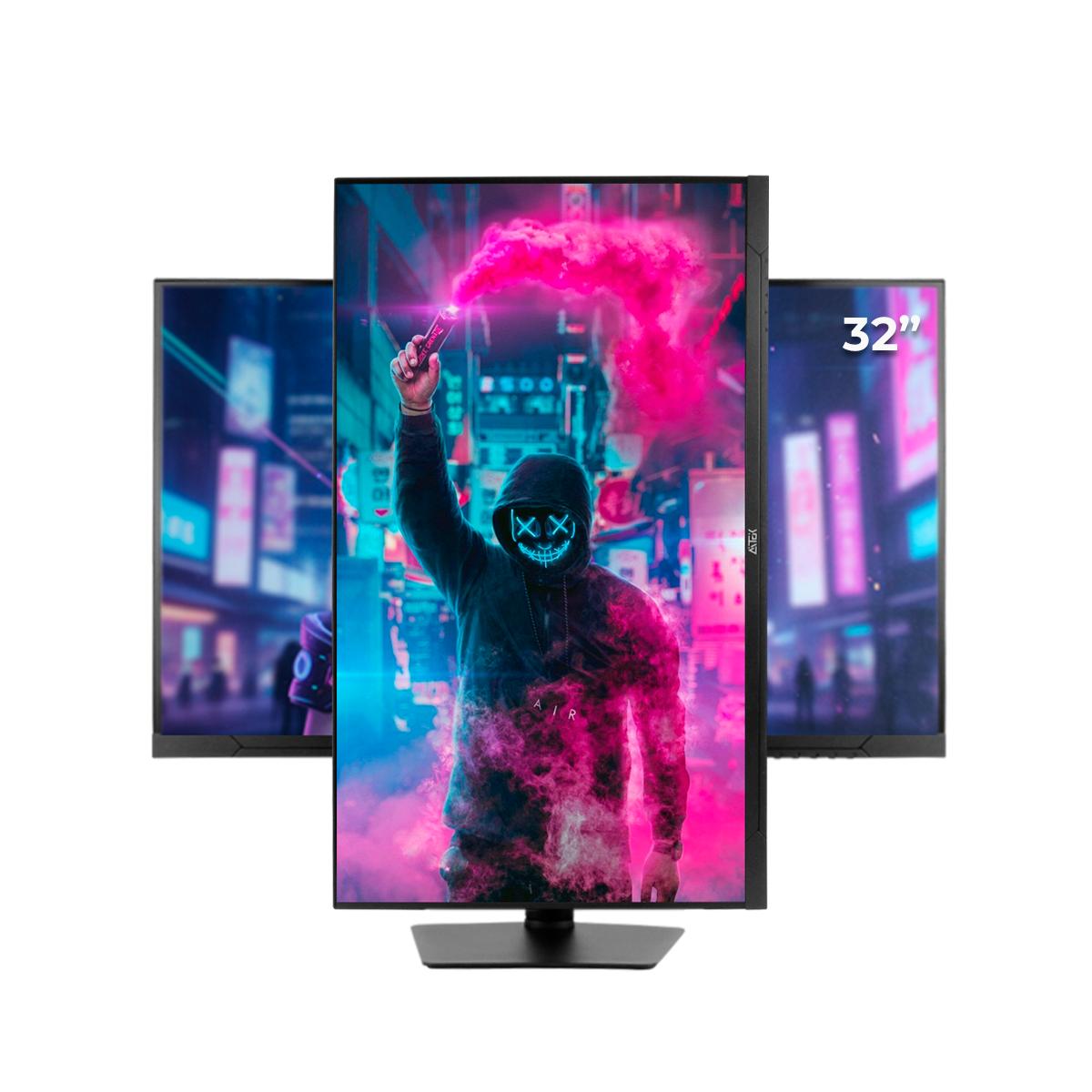 Monitor Gamer MT3220APRO Tela 32’’ WQHD Touchscreen 100Hz 1ms IPS FreeSync G-SYNC- DELTA-MT3220APRO