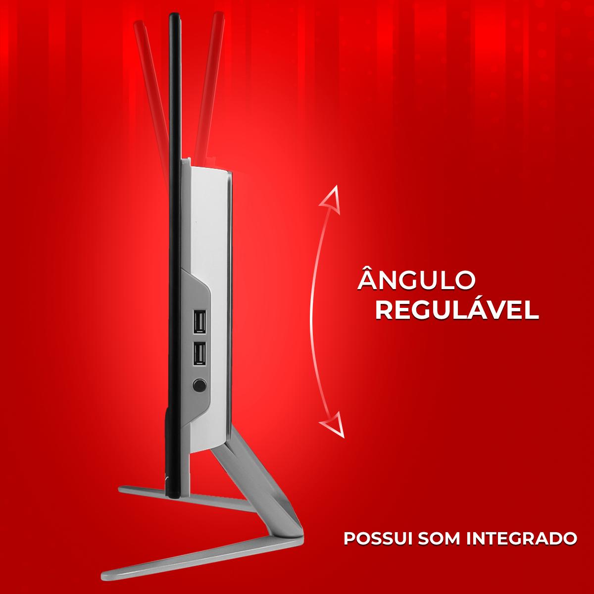All In One 23,8" Intel i5 8GB Aitek 256GB Touch Full HD Alto Desempenho Wi-Fi - AIO-T5224