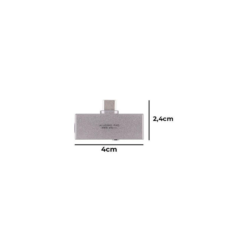 Amplificador De Fone USB-CAllegro Pro Kiwi Dac Até 170mW e Saídas P2 e 4.4mm