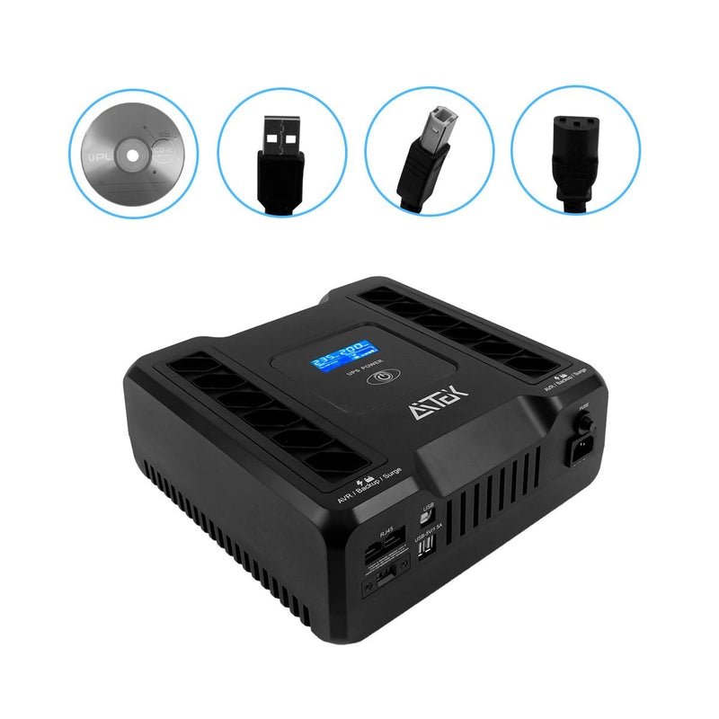 Nobreak 850VA 480W Bivolt Automático Proteção para PC e Escritório - ANB-OL850