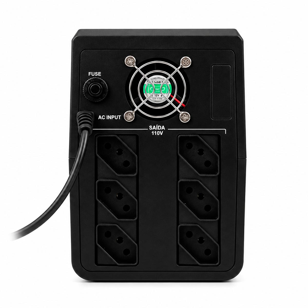 Nobreak Senoidal 1500VA 110V Aitek Dupla Bateria Proteção Para Servidor - ANB-151