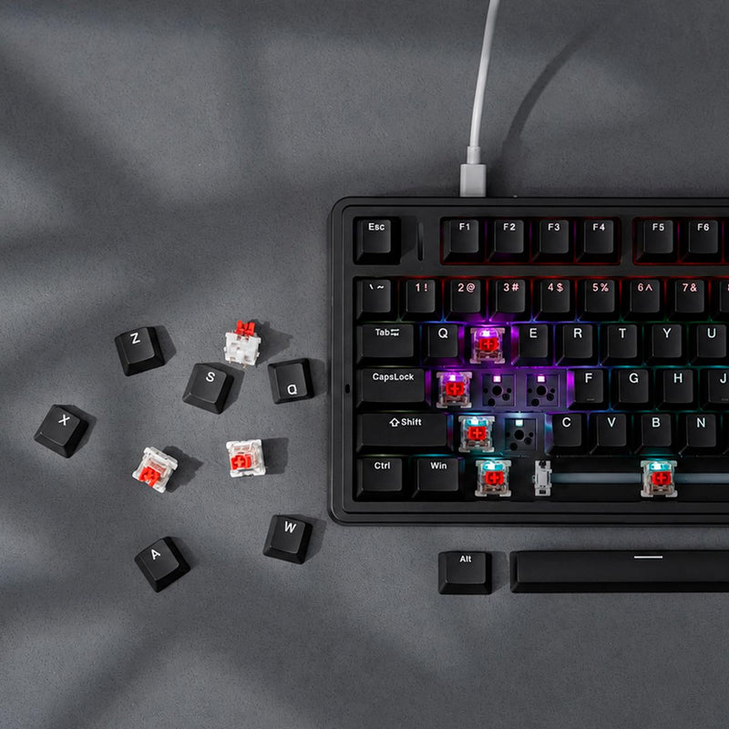 Teclado Mecânico AULA 75% Gasket Sem Fio com Hot-Swap Premium