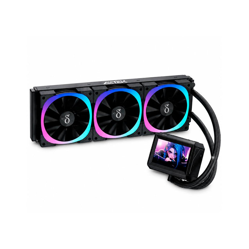 Water Cooler Lcd Rgb 360mm Silencioso Alta Performance 300W