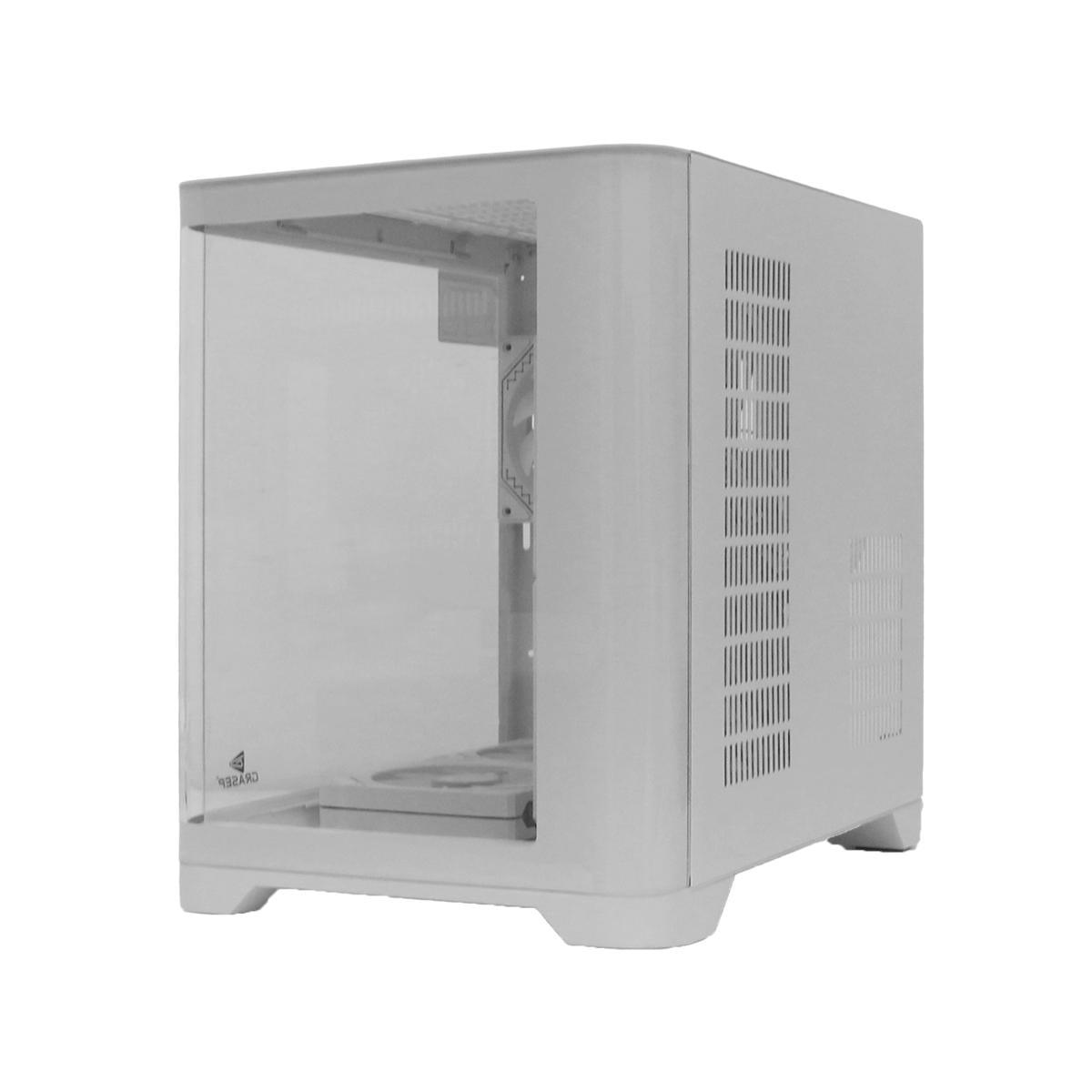 Gabinete Panorâmico Grasep com Vidro Curvo e 5 Fans Para Setup Gamer - D-MATX11