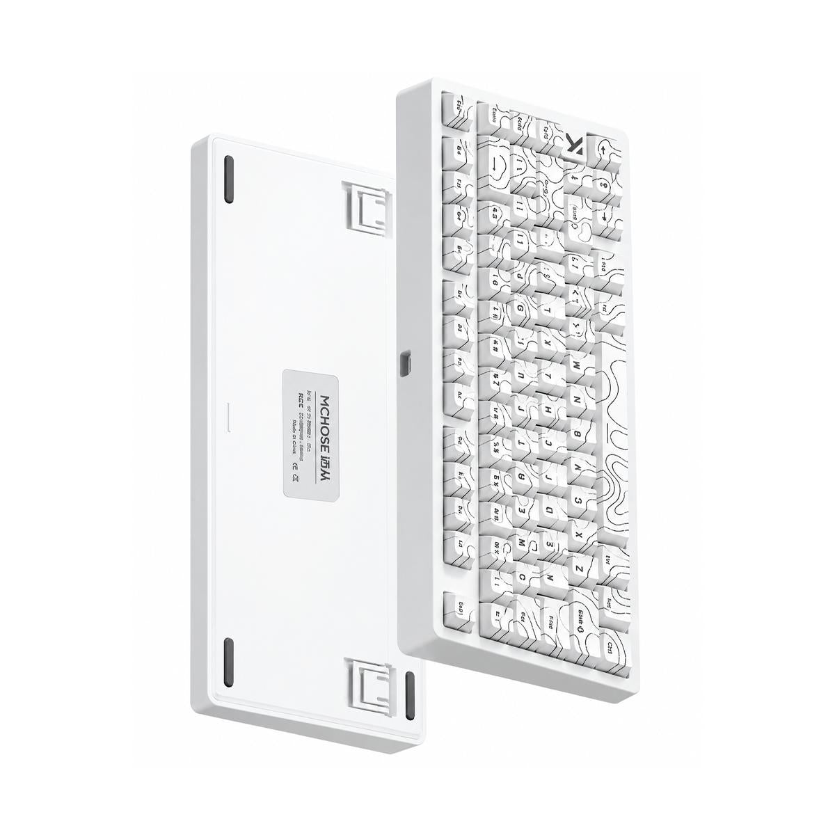 Teclado Gamer Competitivo MCHOSE JET 75 Latência de 0,1ms e SOCD