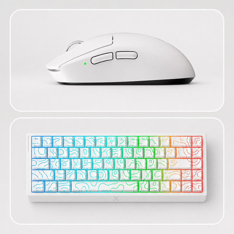 Kit Teclado MCHOSE Ace 68 RGB 128K + Mouse A7V2 Ultra 59g
