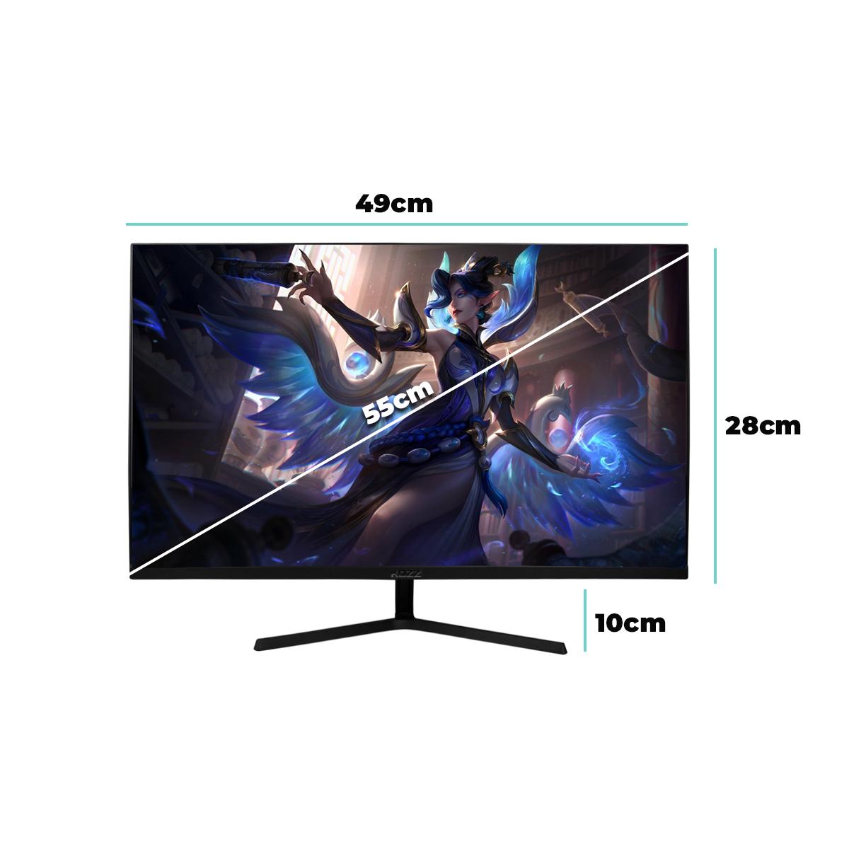 Monitor Gamer 22 Polegadas FHD 100Hz 5ms Kozz HDMI/VGA Bivolt - KZ-M2215