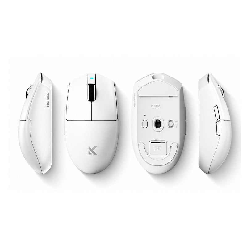 Mouse Gamer Sem Fio MCHOSE G3 V2 Ultraleve com Sensor PAW3311 de 12000 DPI