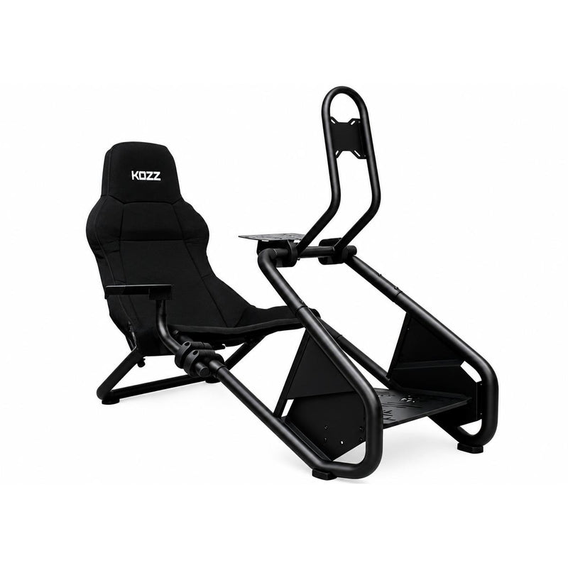 Cockpit Gamer KOZZ CP02 em Aço para Sim Racing, Suporte Universal para Volante, Câmbio e Pedaleira