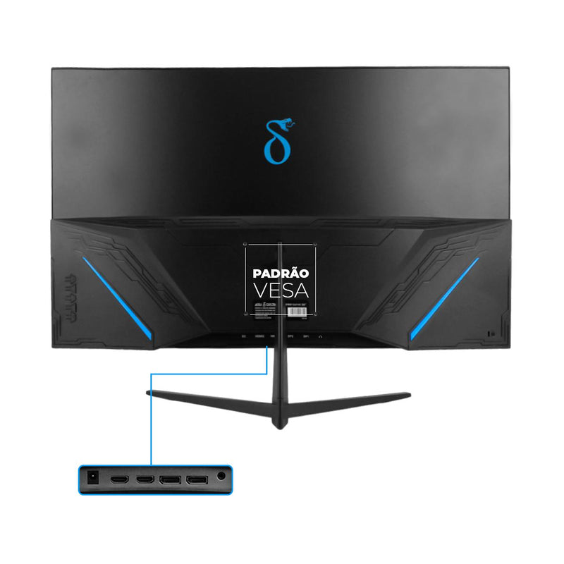 Monitor Gaming Curvo 32 Polegadas Aitek 2K 180Hz 1ms Displayport Performance Profissional - DELTA-M3222AC