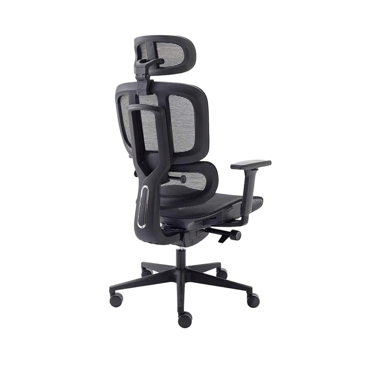 Cadeira de Escritório Ergonômica Elements Sophy Grafite Mesh Reclínio 150°Conforto Máximo - ELEM-70061