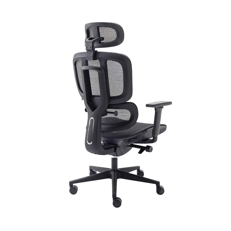 Cadeira de Escritório Ergonômica Elements Sophy Grafite Mesh Reclínio 150°Conforto Máximo - ELEM-70061