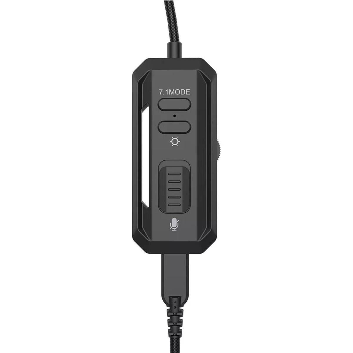 Headset Gaming Konlin II PXN Modo 7.1 RGB Microfone Removível - PXN-KONLIN-II