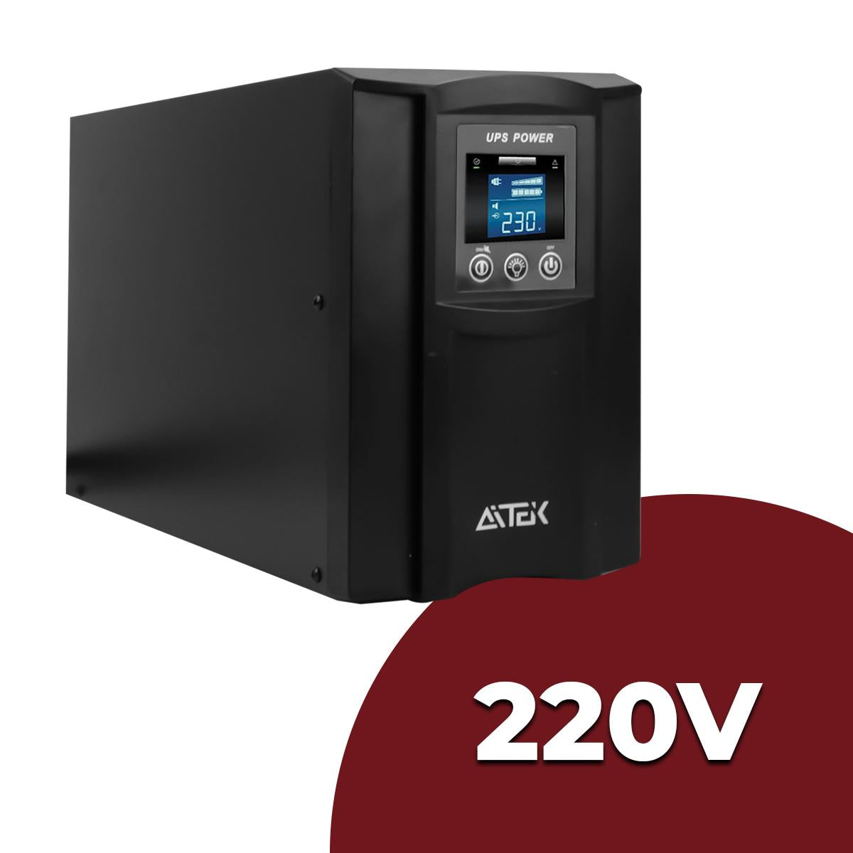 Nobreak Senoidal Puro 1.2KVA/700W 220V Proteção de Alta Fidelidade para Eletrônicos - ANB-1222P