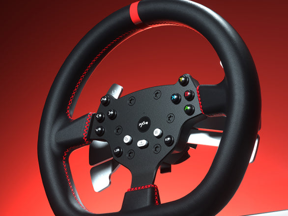 Volante 270mm formato D: grip de carro de verdade