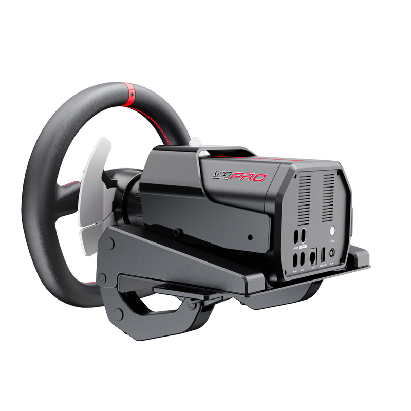 Kit Simulador de Corrida PXN V10Pro Base Servo Direct Drive 3,2Nm + Volante C Paddle Shift + Pedais Acelerador, Freio e Embreagem Hall Effect