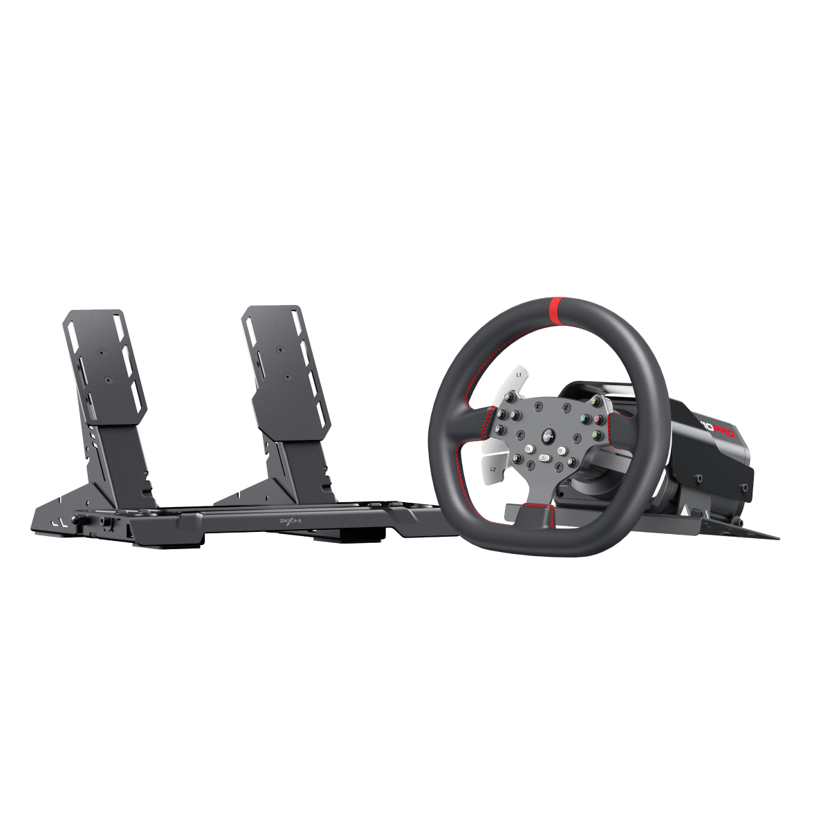 Kit Simulador de Corrida PXN V10 Ultra 3.2Nm + Volante + Pedais Acelerador e Freio