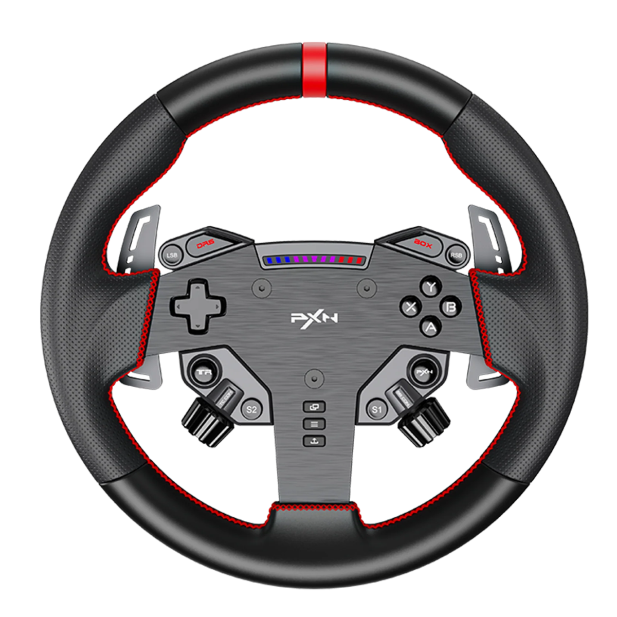Kit Simulador de Corrida PXN VD4 Torque 4Nm Para PC + Volante W AS Quick Release + Pedais Freio e Acelerador