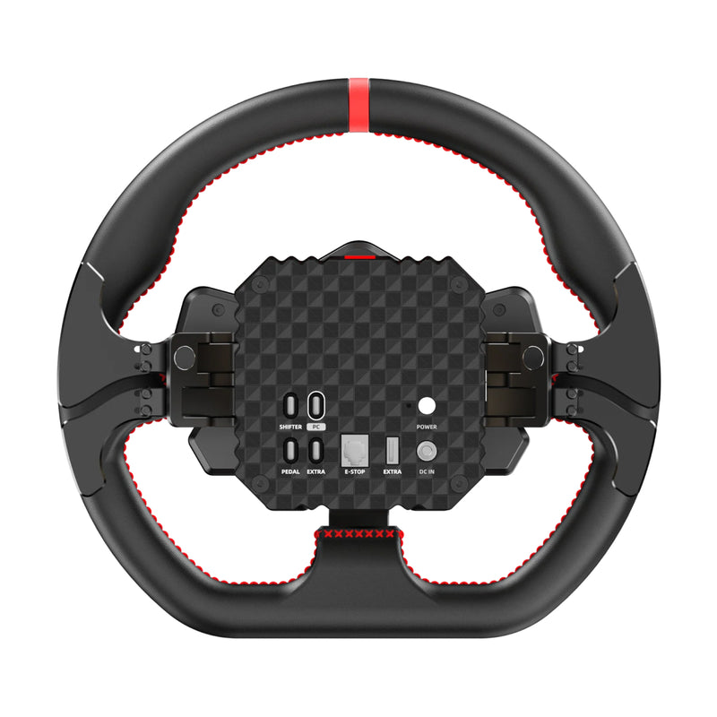Kit Simulador de Corrida Gamer PXN VD6 Base Torque 6Nm + Volante W DS 300mm + Pedais Acelerador, Freio e Embreagem
