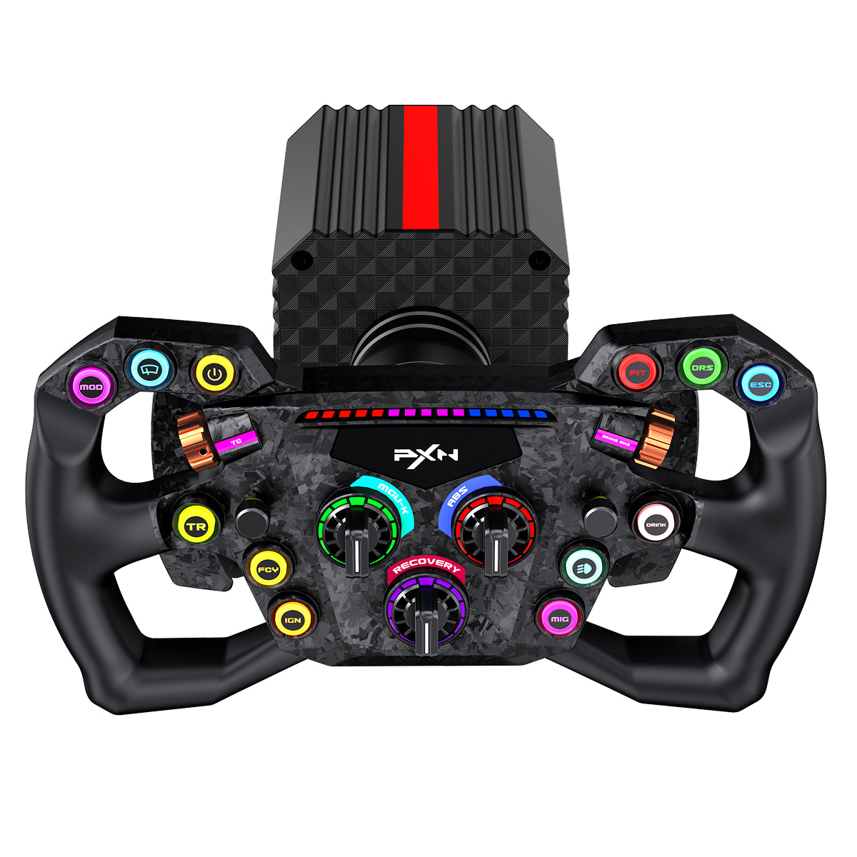 Kit Simulador de Corrida PXN VD10 10NM + Volante GT One 12 Botões RGB