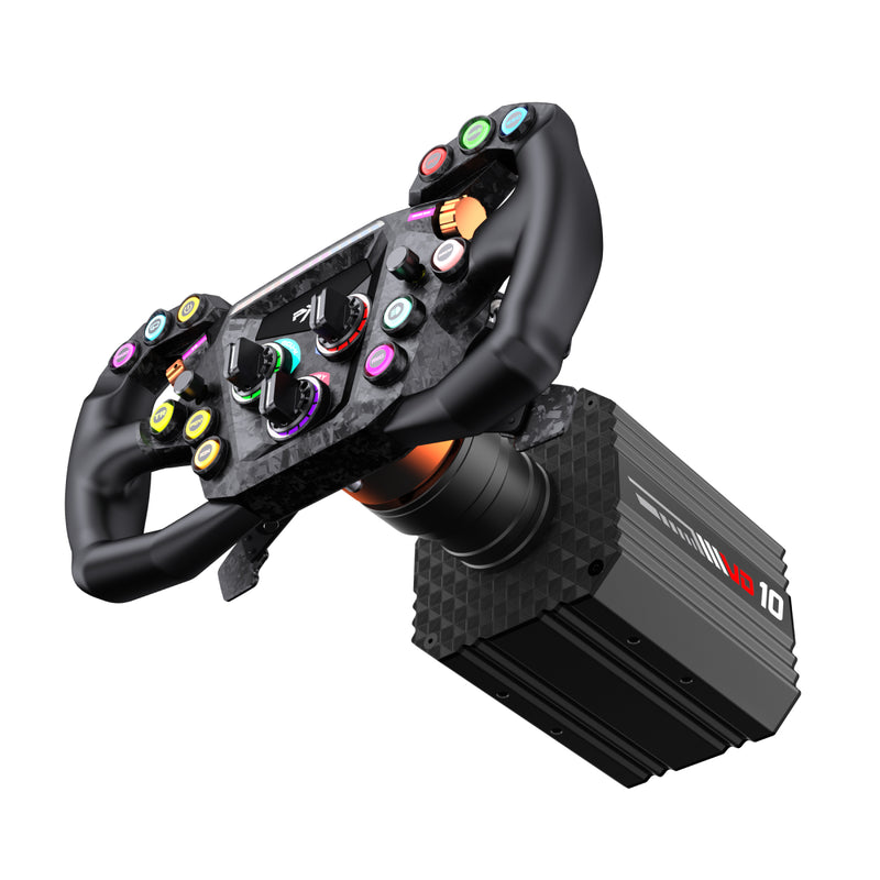 Kit Simulador de Corrida PXN VD10 10NM + Volante GT One 12 Botões RGB