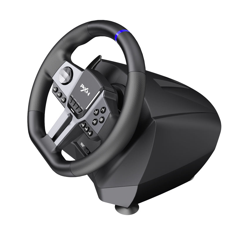 Kit Simulador de Corrida PXN-V9 Volante Vibração + Câmbio + Pedais Acelerador, Freio e Embreagem