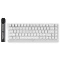 Teclado Gamer MCHOSE Ace 68 Branco Hall Effect 65% Switch Ice Rhino Iluminação RGB