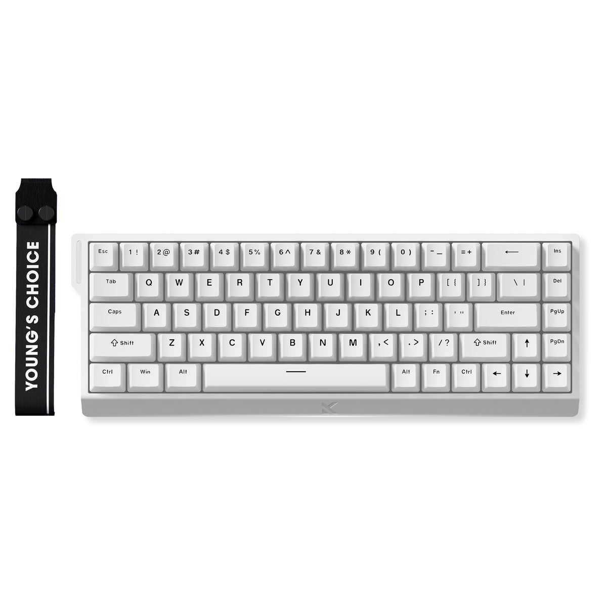 Teclado Gamer MCHOSE Ace 68 Branco Hall Effect 65% Iluminação RGB