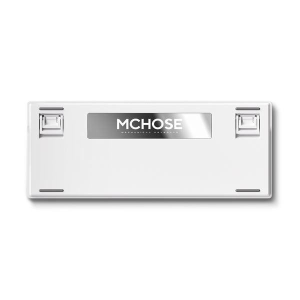 Teclado Mecânico MCHOSE G75Pro Blue Cabagge 75% Triple Mode RGB PBT