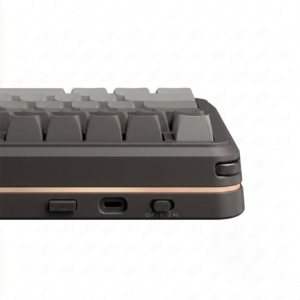 Teclado Gamer Sem Fio MCHOSE K99 V Tri-Modo Preto Gradient 8K Polling SOCD RGB 360°